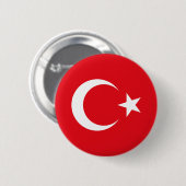 トルコの旗 缶バッジ (正面&裏面)