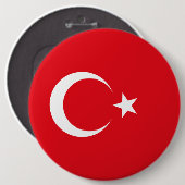 トルコの旗 缶バッジ (正面&裏面)