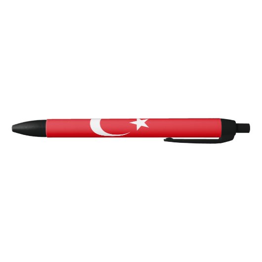 トルコの旗 黒ボールペン (ボトム)