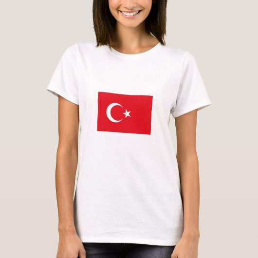 トルコの旗 Tシャツ (正面)
