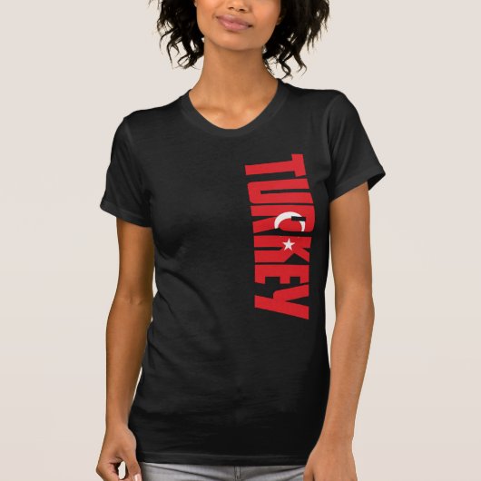 トルコの旗 Tシャツ (正面)