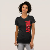 トルコの旗 Tシャツ (正面フル)