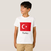 トルコの旗 Tシャツ (正面フル)