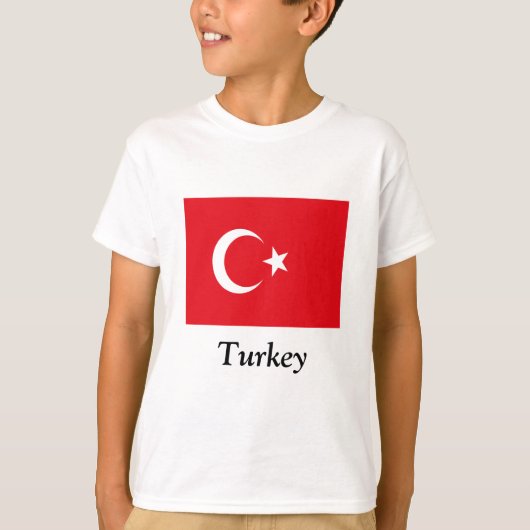 トルコの旗 Tシャツ (正面)