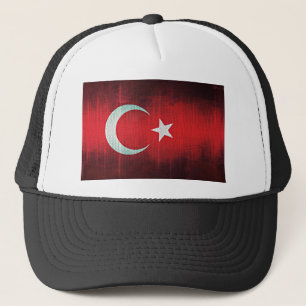 トルコの様式化された国旗 キャップ