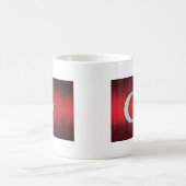 トルコの様式化された国旗 コーヒーマグカップ (中央)