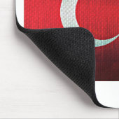 トルコの様式化された国旗 マウスパッド (コーナー)