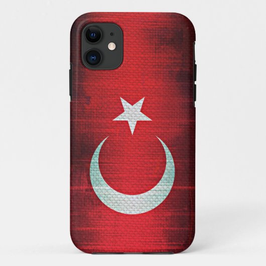 トルコの様式化された国旗 Case-Mate iPhoneケース (裏面)