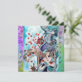 トルコの民話, きらきら輝く真っ赤な青紫色 招待状 (スタンド正面)