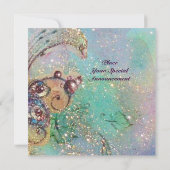 トルコの民話, 明るい赤、青、ピンクの輝き 招待状 (裏面)