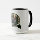 トルコの狩りのカムフラージュのマグ マグカップ (正面右)