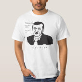 トルコの独裁者の引用文- Tayyip Erdogan Tシャツ (正面)