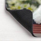 トルコの白い子ネコ マウスパッド (コーナー)