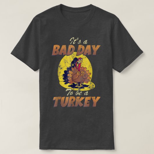 トルコの秋秋の雰囲気になる悪い日 Tシャツ (デザイン正面)