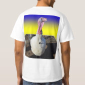 トルコの立体的なポップアウトアート Tシャツ (裏面)