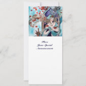 トルコの童話, 明るい赤 青 白 招待状 (裏面)