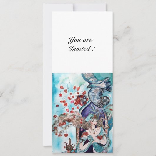 トルコの童話, 明るい赤 青 白 招待状 (正面)