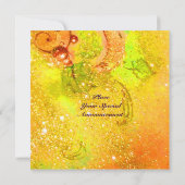 トルコの童話, 明るい赤 青 黄色の輝き 招待状 (裏面)