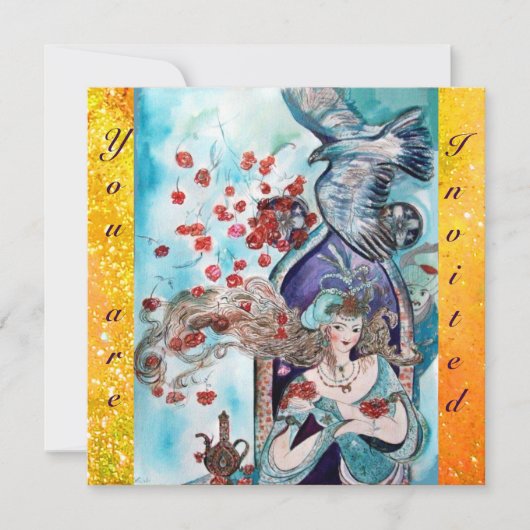 トルコの童話, 明るい赤 青 黄色の輝き 招待状 (正面)