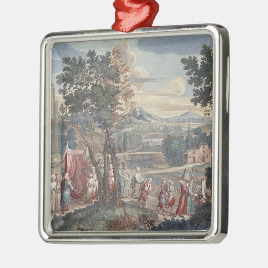 トルコの結婚の行列1712-13年 メタルオーナメント (左)