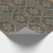 トルコの美しい古いパターンコレクシモダンョン ラッピングペーパー (角)