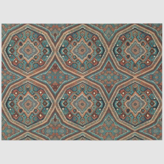 トルコの美しい古いパターンコレクシモダンョン 薄葉紙 (正面)