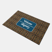 トルコの美しい古いパターンコレクシ人気があるョン ドアマット (アングル)