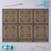 トルコの美しい古いパターンコレクシ人気があるョン 薄葉紙 (クラフト)