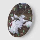 トルコの群 ラージ壁時計 (傾斜)