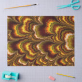 トルコの羽のフラクタル 薄葉紙 (クラフト)