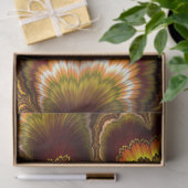 トルコの羽のフラクタル 薄葉紙 (ギフト)