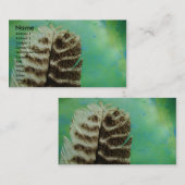 トルコの羽毛混合メディア 名刺 (正面/裏面)