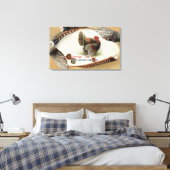 トルコの羽 キャンバスプリント (インサイチュ (寝室))