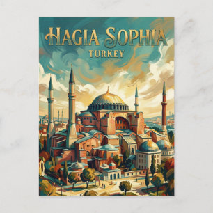 トルコの聖ソフィア大聖堂 ポストカード
