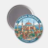 トルコの聖ソフィア大聖堂 マグネット (正面/裏面)