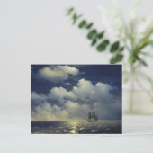「トルコの船に勝利した後の水星号」 ポストカード (スタンド正面)