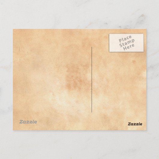 「トルコの船に勝利した後の水星号」 ポストカード (裏面)