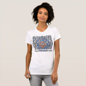 トルコの花のタイル Tシャツ (正面フル)