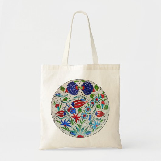トルコの花柄 トートバッグ (正面)