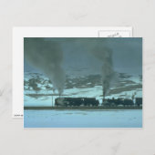 トルコの蒸気はシバスからサムスまでの貨物を動かす ポストカード (正面/裏面)