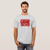 トルコの行った狩り-野生のトルコの散弾銃のハンター Tシャツ (正面フル)