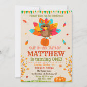 トルコの誕生日の招待トルコの招待ボーイ 招待状 (正面)