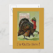 トルコの連続した遠くにな感謝祭の郵便はがき シーズンポストカード (正面/裏面)