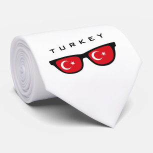 トルコの陰カスタムな文字及び色のタイ ネクタイ