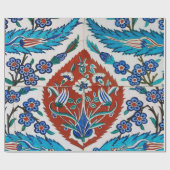 トルコの陶器の花 ラッピングペーパー (フラット)
