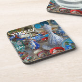 トルコの陶芸家 コースター (左側)