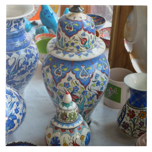 トルコの陶芸家 タイル (正面)