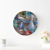 トルコの陶芸家 ラージ壁時計 (ホーム)