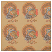 トルコの雄カラフル羽紅葉 ファブリック (見本)