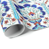 トルコの青いアイズニクタイル ラッピングペーパー (ロールコーナー)